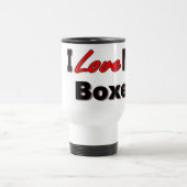 Ik hou van mijn boxer Dog Merchandise Reisbeker (Center)