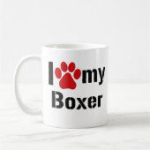 Ik hou van mijn Boxer Koffiemok (Links)