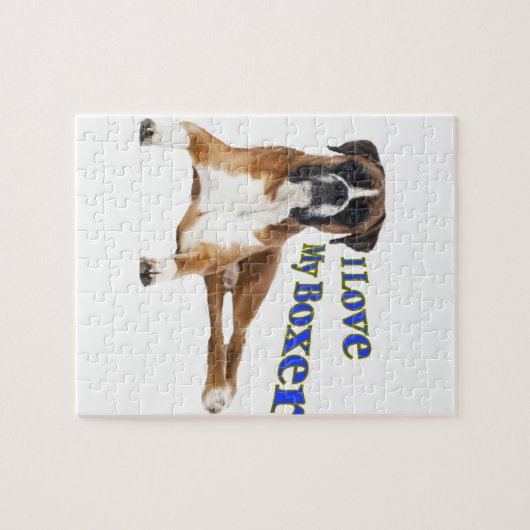 Ik hou van mijn Boxer Legpuzzel (Horizontaal)