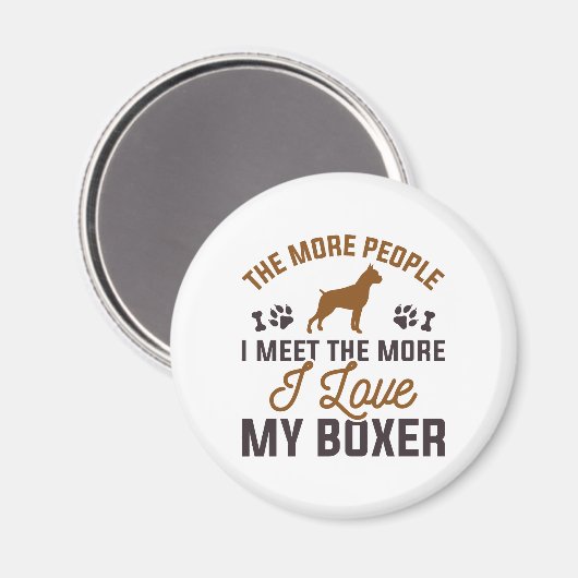 Ik hou van mijn Boxer Magneet (Voorkant / Achterkant)