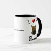 Ik hou van mijn Boxer Mok (Voorkant rechts)