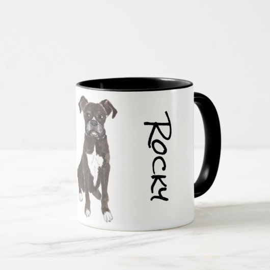 Ik hou van mijn Boxer Mok (Voorkant rechts)