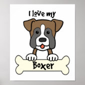 Ik hou van mijn Boxer Poster (Voorkant)