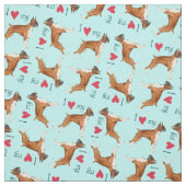 Ik hou van mijn Boxer Stof (Swatch)