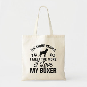 Ik hou van mijn Boxer Tote Bag