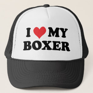 Ik hou van mijn Boxer Trucker Pet