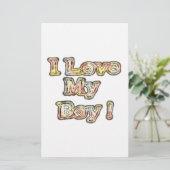 Ik hou van mijn Boy Design Cool  Collectie tekst Briefpapier