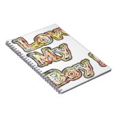Ik hou van mijn Boy Design Cool  Collectie tekst Notitieboek (Rechterzijde)