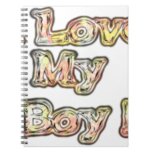 Ik hou van mijn Boy Design Cool  Collectie tekst Notitieboek