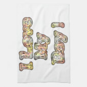 Ik hou van mijn Boy Design Cool  Collectie tekst Theedoek (Verticaal)