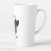 Ik hou van mijn BOYFRIEND Foto Gift Husband Fiance Latte Mok (Rechts)