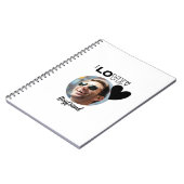 Ik hou van mijn BOYFRIEND Foto Gift Husband Fiance Notitieboek (Linkerzijde)