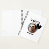 Ik hou van mijn BOYFRIEND Foto Gift Husband Fiance Planner (Display)