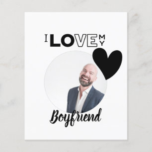 Ik hou van mijn BOYFRIEND Husband DAD Grandpa Brot Flyer