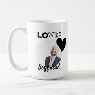 Ik hou van mijn BOYFRIEND Husband DAD Grandpa Brot Koffiemok