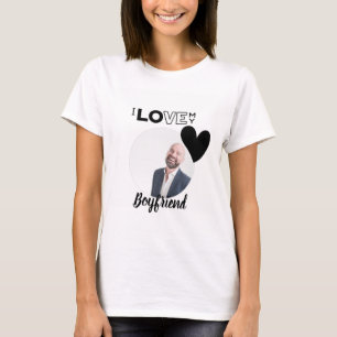 Ik hou van mijn BOYFRIEND Husband DAD Grandpa Brot T-shirt