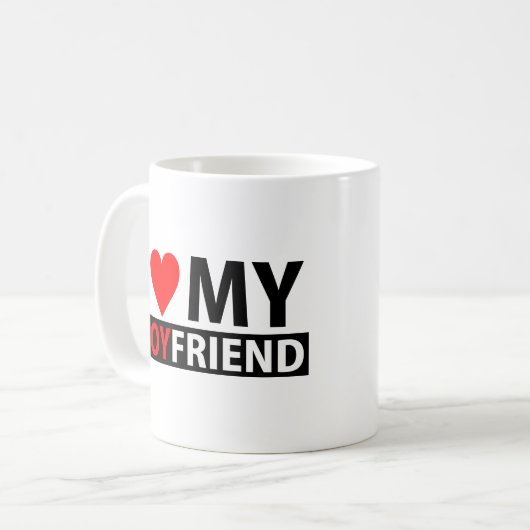 Ik hou van mijn Boyvriend Mok (Voorkant links)