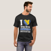 Ik hou van mijn Boyvriend Shirt Bosnië-Herze (Voorkant volledig)