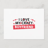 Ik hou van mijn boyvriendin briefkaart (Voorkant)