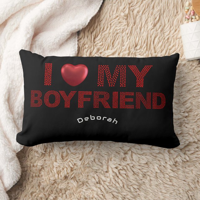 Ik hou van mijn Boyvriendin Kussen (Creator heeft geüpload)