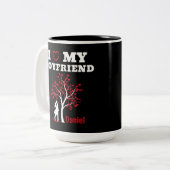 Ik hou van mijn Boyvriendin Tweekleurige Koffiemok (Voorkant links)