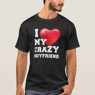 Ik hou van mijn boyvriendin Vriendin Couple T-shirt