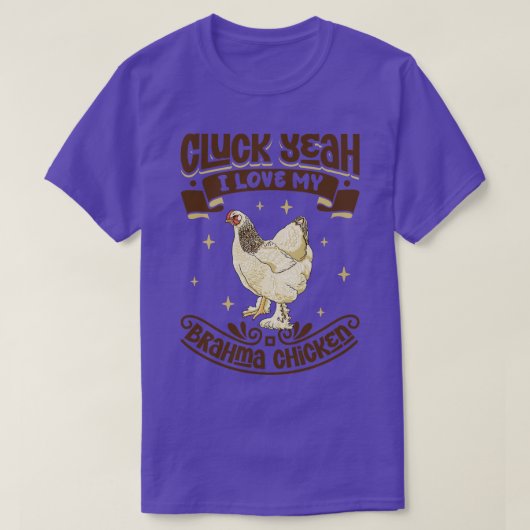 Ik hou van mijn Brahma Chicken Cluck T-shirt (Design voorkant)