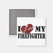 Ik hou van mijn brandweermagneet magneet (Voorkant / Achterkant)