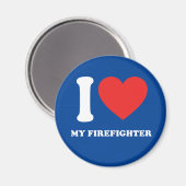 Ik hou van mijn brandweerman magneet (Voorkant / Achterkant)
