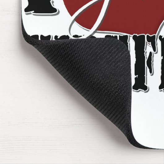 Ik hou van mijn brandweerman muismat (Hoek)