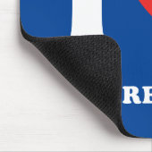 Ik hou van mijn brandweerman muismat (Hoek)