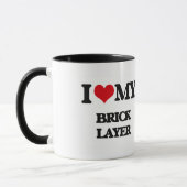 Ik hou van mijn Brick Layer Mok (Links)