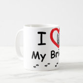 Ik hou van mijn brid koffiemok (Voorkant links)