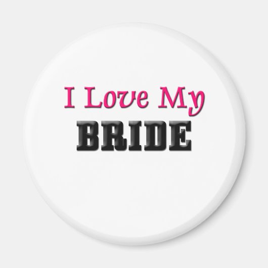 Ik hou van mijn bride magneet (Voorkant)