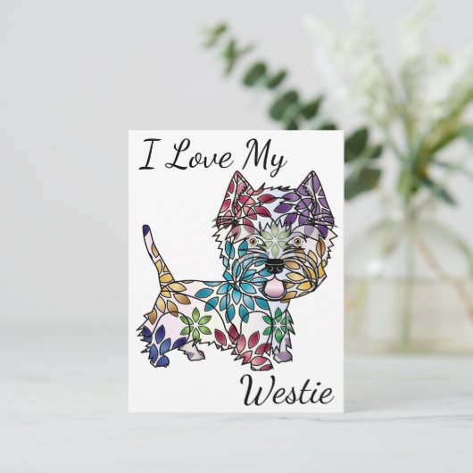 Ik hou van mijn Briefkaart (Staand voorkant)