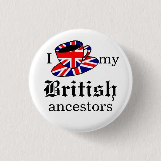 Ik hou van mijn Britse voorouders Button (Voorkant)