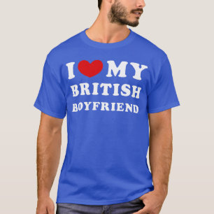 Ik hou van mijn Britse vriend Ik hou van mijn Brit T-shirt