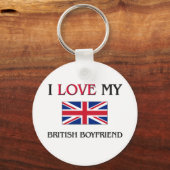 Ik hou van mijn Britse vriend Sleutelhanger (Voorkant)