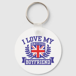 Ik hou van mijn Britse vriend Sleutelhanger