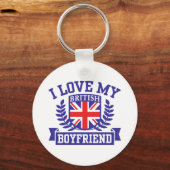 Ik hou van mijn Britse vriend Sleutelhanger (Voorkant)