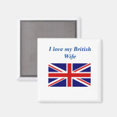 Ik hou van Mijn Britse vrouw Magnet (Voorkant / Achterkant)