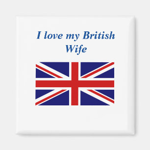Ik hou van Mijn Britse vrouw Magnet