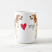 Ik hou van mijn Brittany Koffiemok (Center)