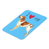 Ik hou van mijn Brittany Magneet (Linkerzijde)