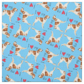 Ik hou van mijn Brittany Stof (Swatch)