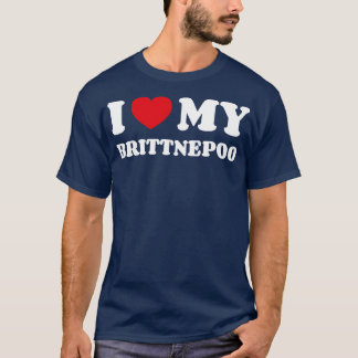 Ik hou van mijn Brittnepoo T-shirt