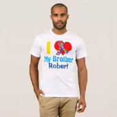 Ik hou van mijn Broeder Autisme Awareness Custom T-shirt (Voorkant volledig)