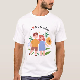 Ik hou van mijn broer t-shirt