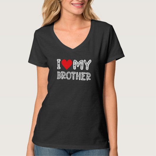 Ik hou van mijn broer t-shirt (Voorkant)