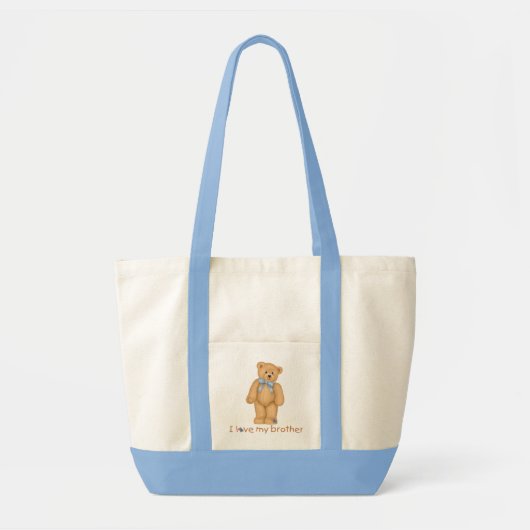 Ik hou van mijn broertje Canvas tas (Voorkant)